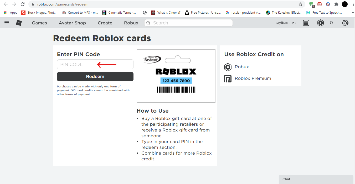 How To Redeem Roblox Gift Card Step By Step 2022 Fizzhum Com
